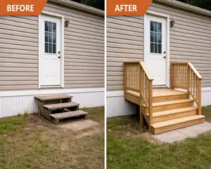 Mobile Home Deck Builder Service